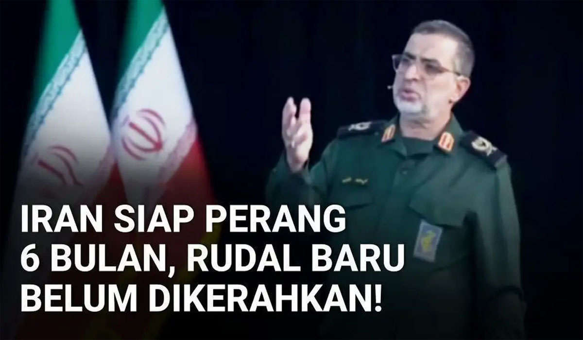 Situasi Memanas! Iran Sebut Siap Hadapi Perang 6 Bulan Dengan Stok Senjata Besar